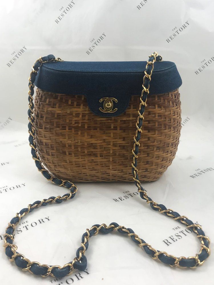 Reviving a Chanel denim and wicker basket - The Restory