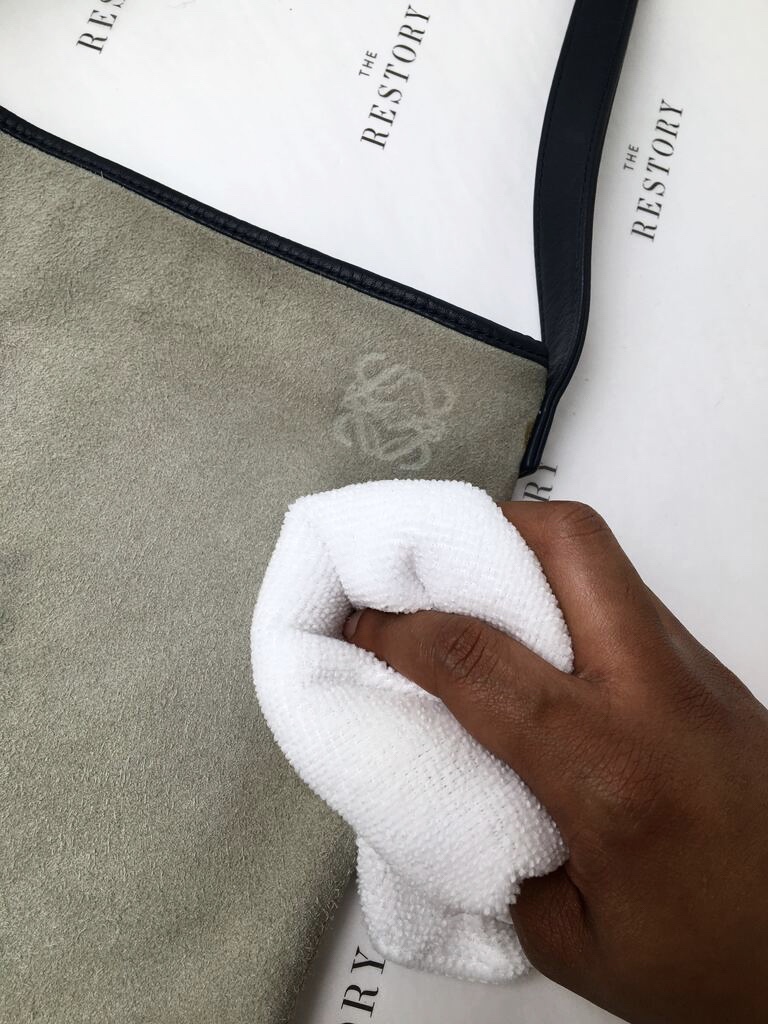 Rub your suede to test it for colour transfer onto your clothing and garments