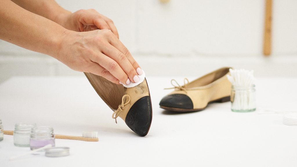 Ballet Shoe Repair - Extending the Life of Chanel Ballerinas - The Restory